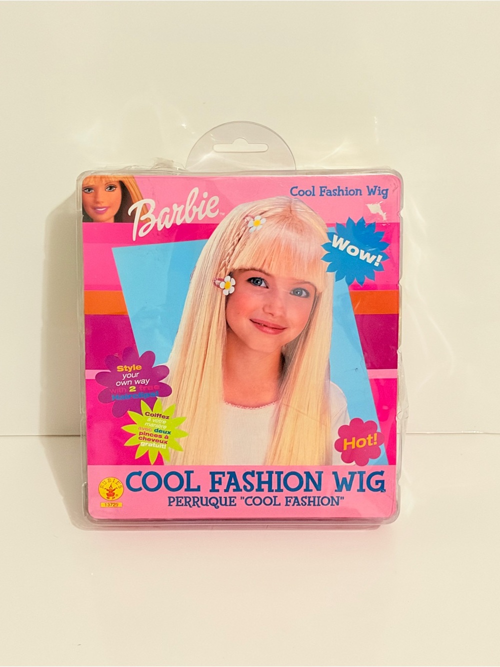 2001 Barbie Cool Fashion Wig Halloween Rubies Costumes Y2K Rare Collectible